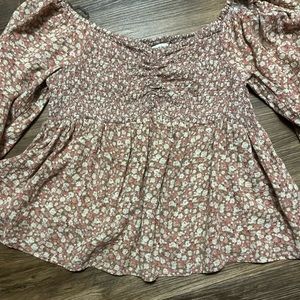 Brown American eagle shirt